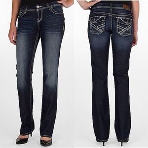 BKE Denim Payton Bootcut Jeans Women’s 29R Dark Wash Low Rise